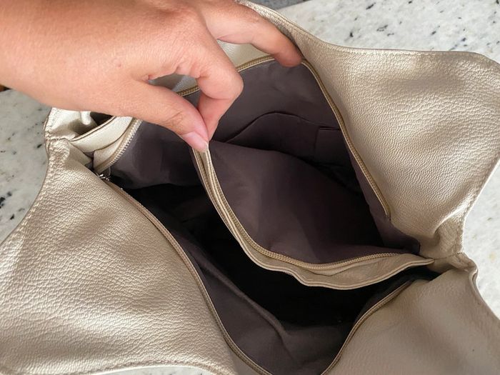 Sac bicolore similicuir - photo numéro 6