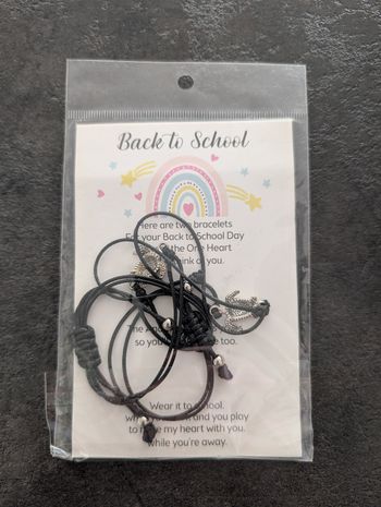 Lot de 2 bracelets identiques tortue. Maman et enfant, séparation école