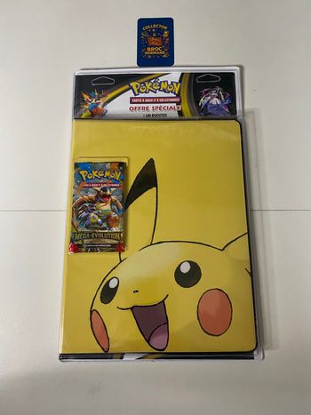 Carte Pokemon Portfolio avec booster ME01 neuf scellé 