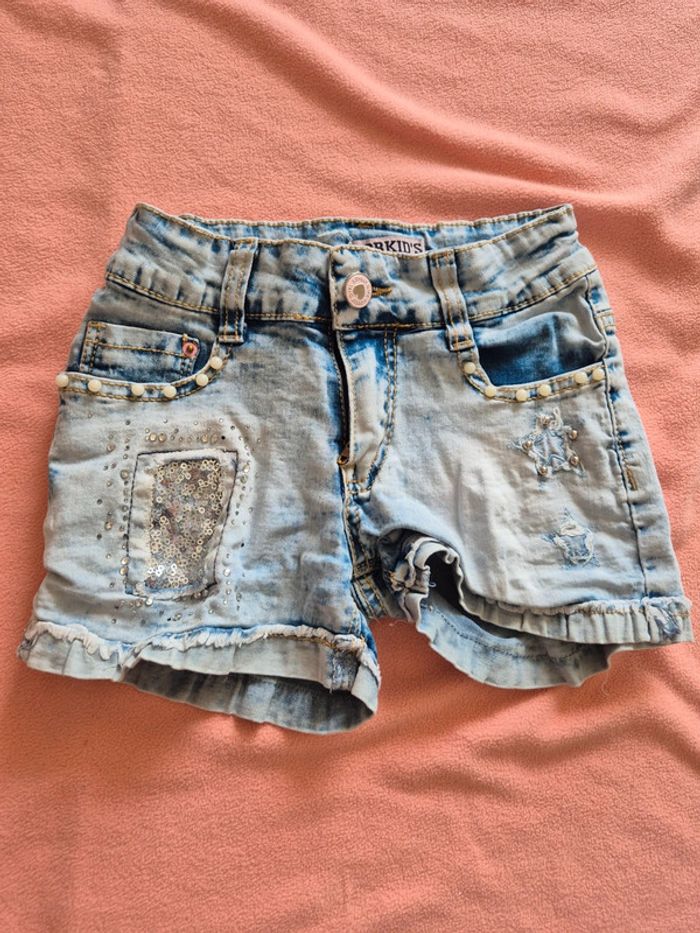 Short en jean 6 ans