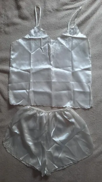 Pyjama short 100% pure soie