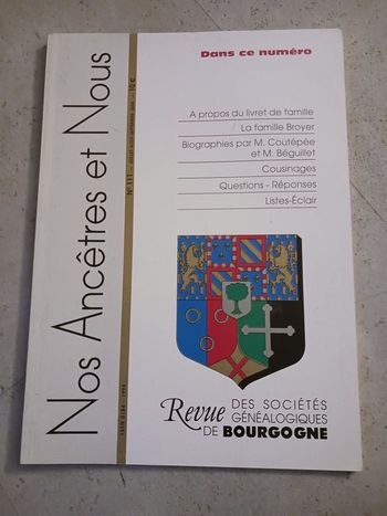 livre Nos Ancêtres et Nous  no 111