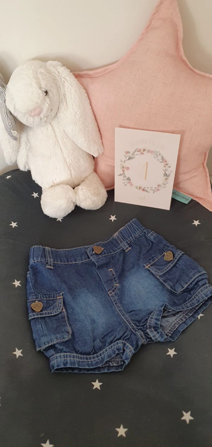 Short en jean Z Grain de blé taille 12 mois en très bon état