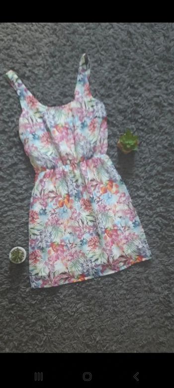 Robe fluide imprimé fleuri