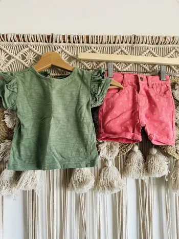 Ensemble bébé fille 12 mois