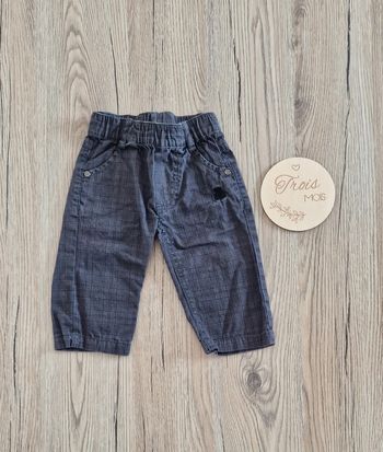 Pantalon à carreaux bébé garçon 3mois