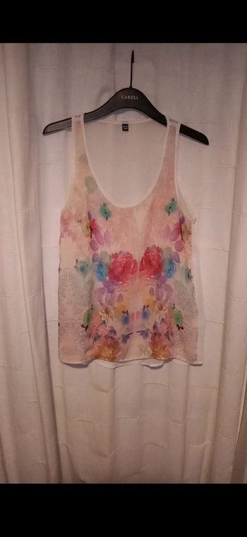 Top bi colore sans manche pimkie