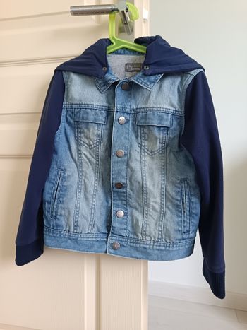 Veste jeans capuche garçon 8ans