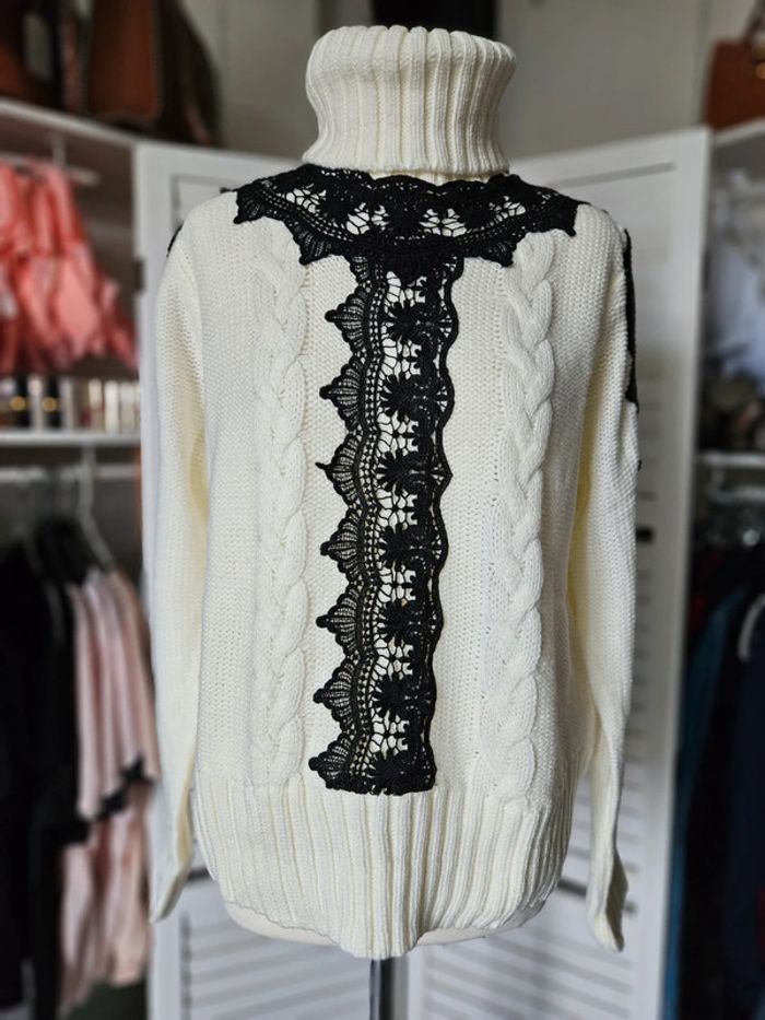 Pull col roulé T.S/M