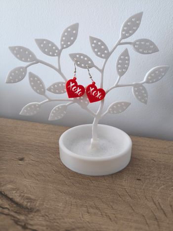 Boucles d'oreilles impression 3D 