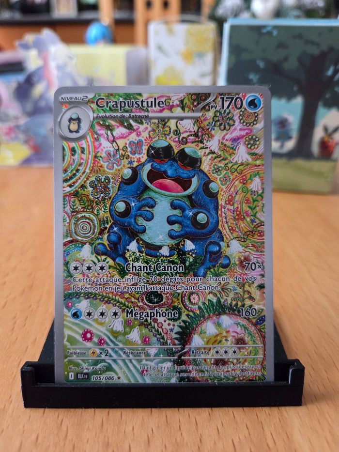 Carte Pokémon Crapustule 105/086 - EV10.5 Foudre Noire BLK FR