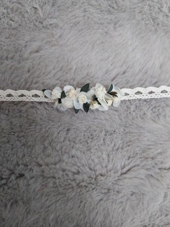 Bracelet ruban fleurs