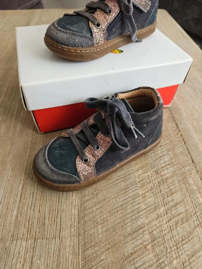 Chaussuee bleu marine shoopom avec pailette 25 - photo numéro 3