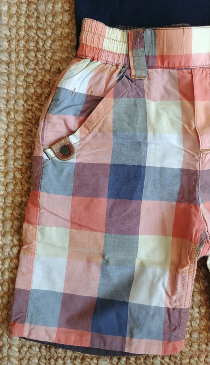 Ensemble body Petit Bateau et bermuda Catimini 2 ans - photo numéro 6