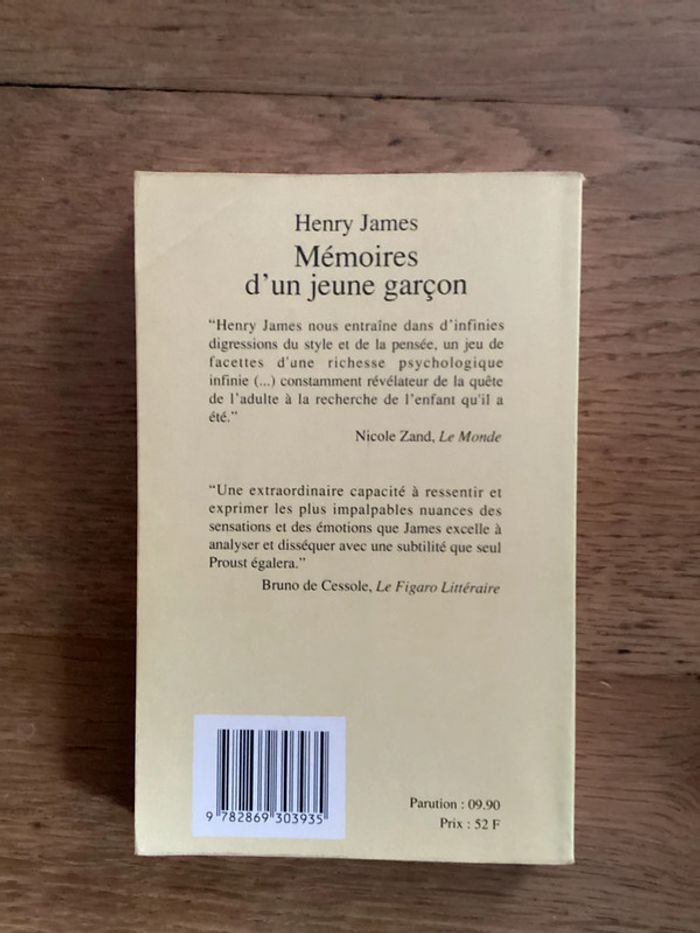 Livre « mémoires d’un jeune garçon » - photo numéro 2