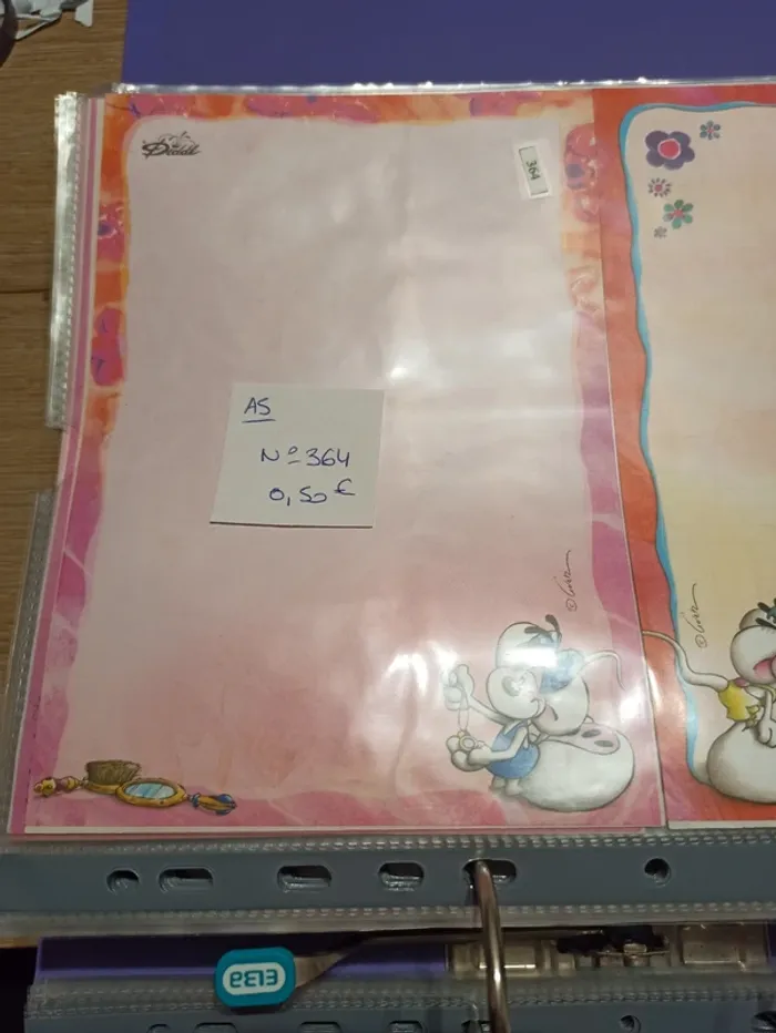 Feuille Diddl A5 364 0,50€