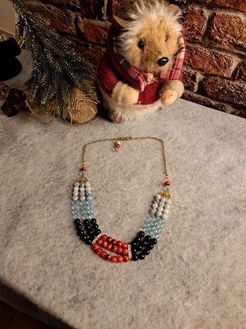 Collier multi rang multicolore Chic