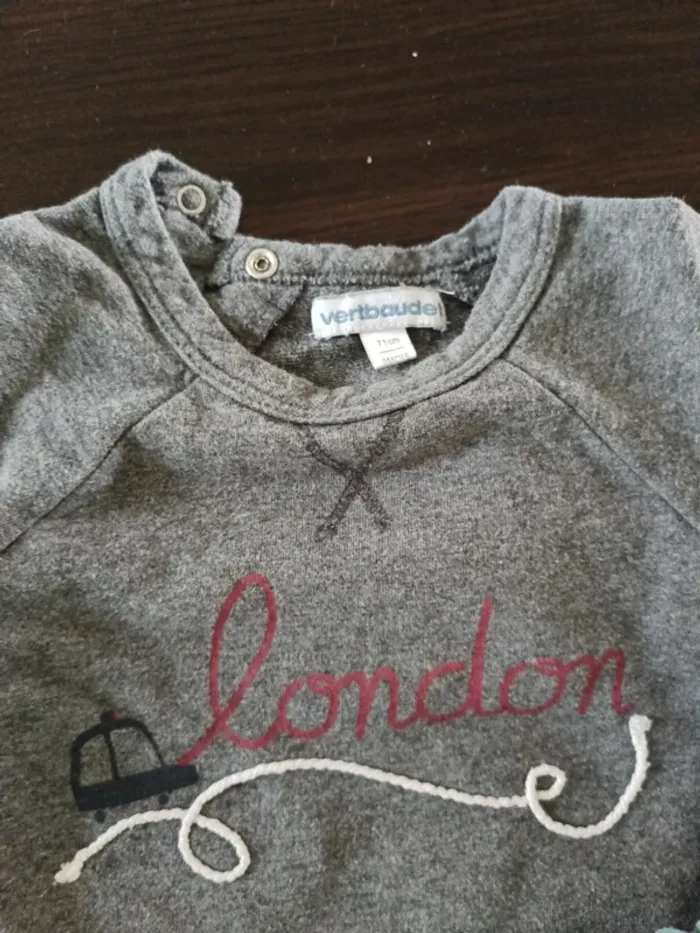Lot 7 t-shirts manches longues garçon 9 mois 71 cm - photo numéro 6