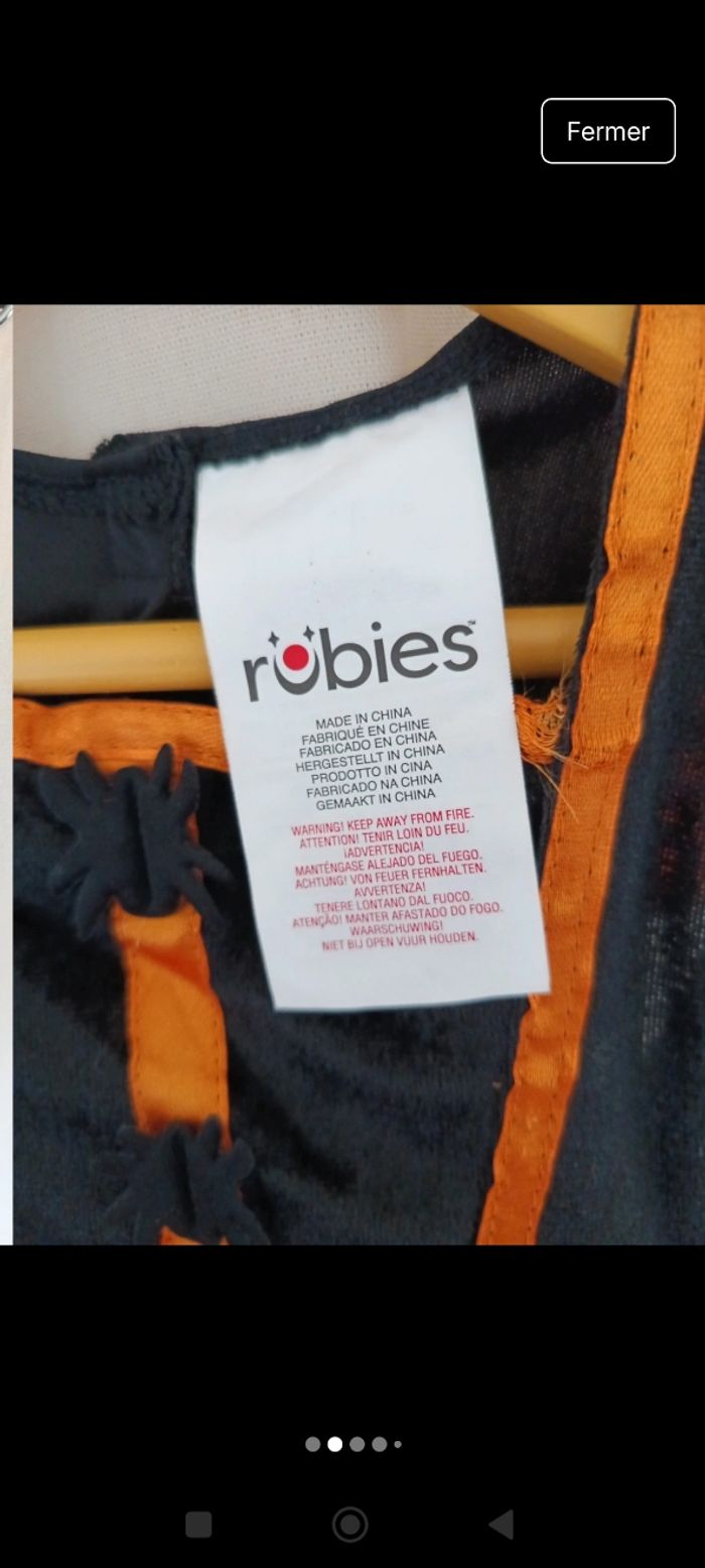 Déguisement sorcière rubies 2 ans - photo numéro 7