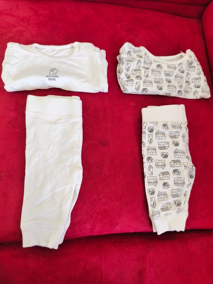 Lot ensemble coton naissance ZEEMAN - photo numéro 2