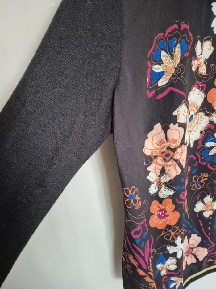 T-shirt fleurie Grain de Malice taille s - photo numéro 5