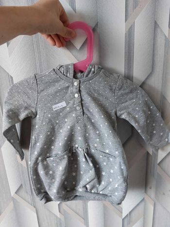 gilet gris a capuche