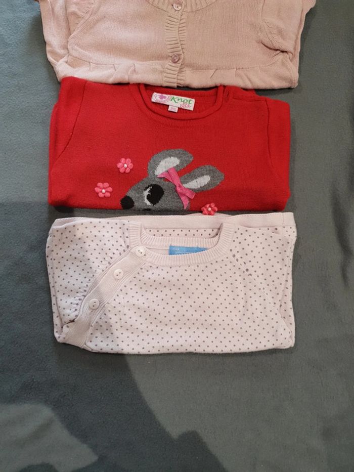 Lot de 2 pull et un gilet - photo numéro 2