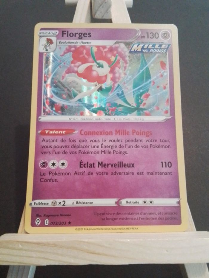 Carte Pokémon Florges Holographique 73/203