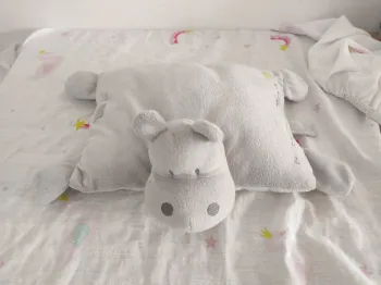 Peluche Hippopotame (coussin)