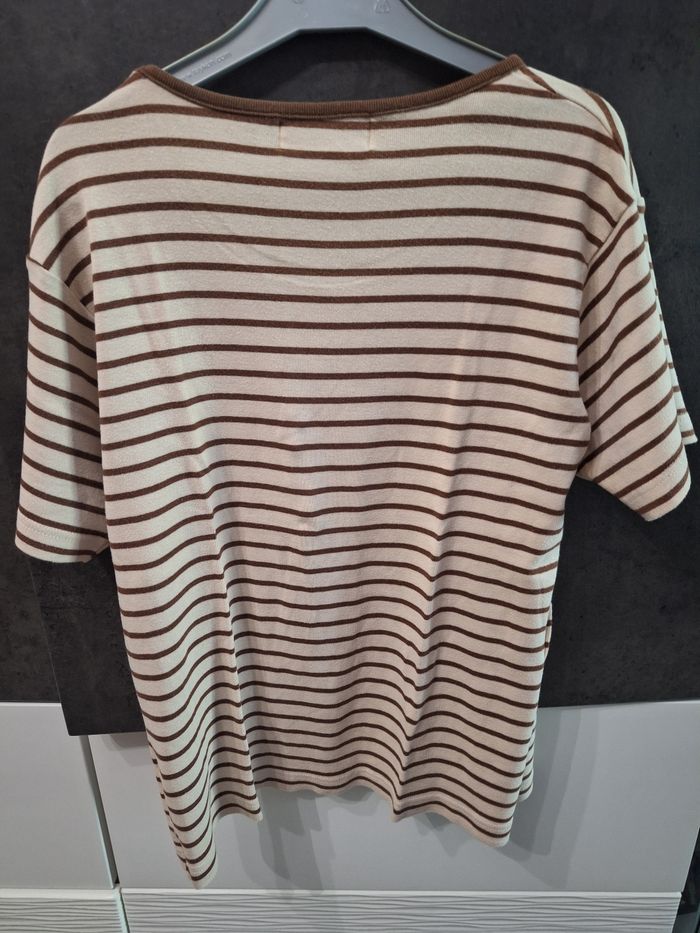 T-shirt manches courtes rayé - photo numéro 2