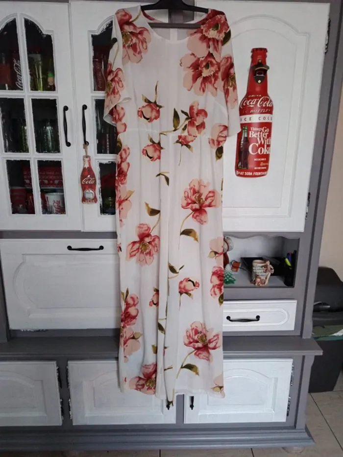 Magnifique combi pantalon fleurie taille XL