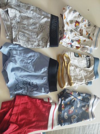 Lot de 6 caleçons garçons taille 4-5 ans 