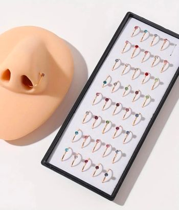 Boite de 40 piercing nez neuf