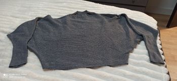 Pull gris t. 38 zara
