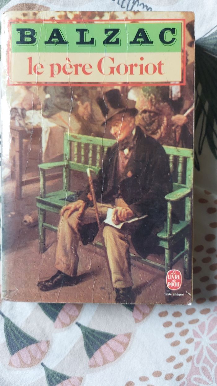 Le père goriot de Balzac