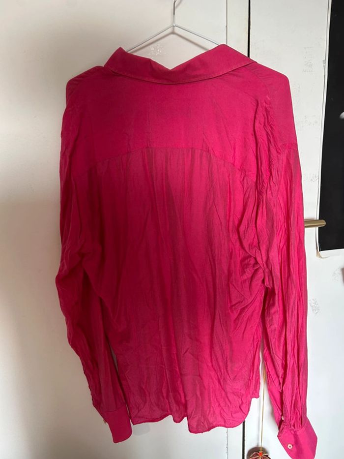 Chemise rose longue - photo numéro 2