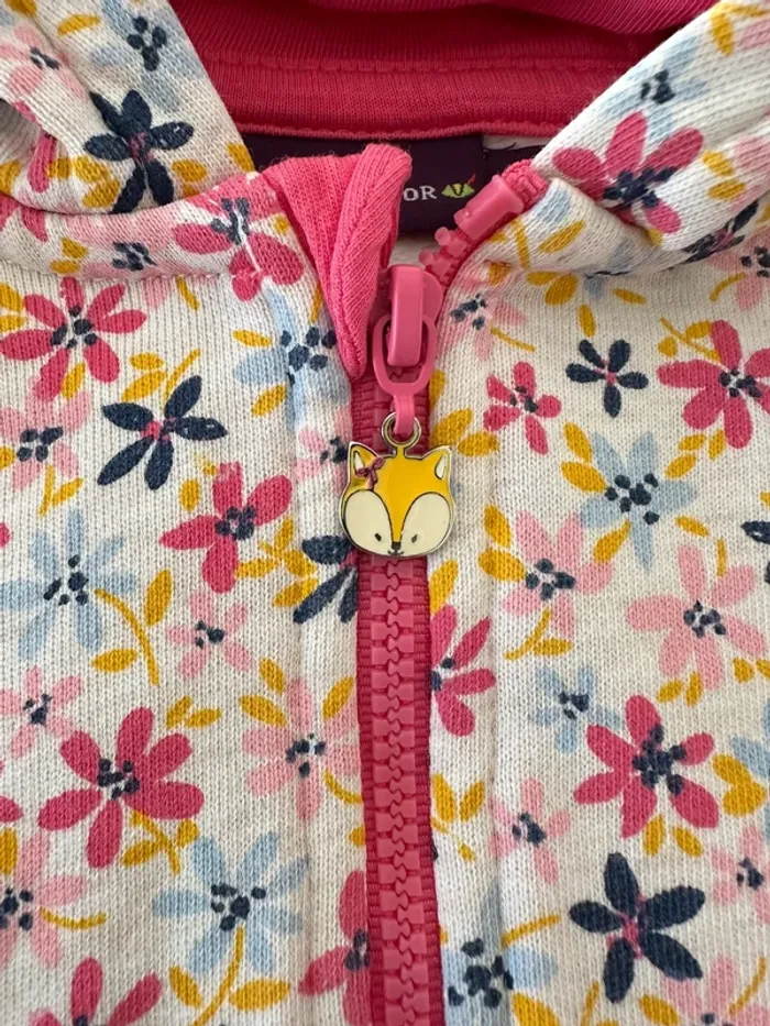 Veste fleurie renard - photo numéro 3