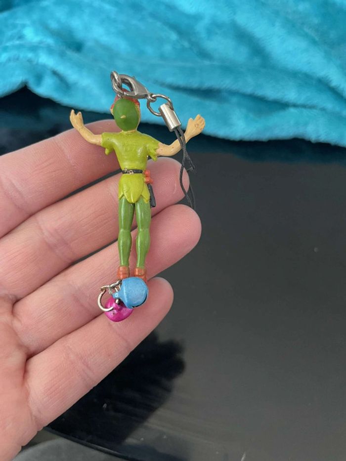 Péter Pan Figurine Porte-clés Vintage a Clochettes Disney - photo numéro 4