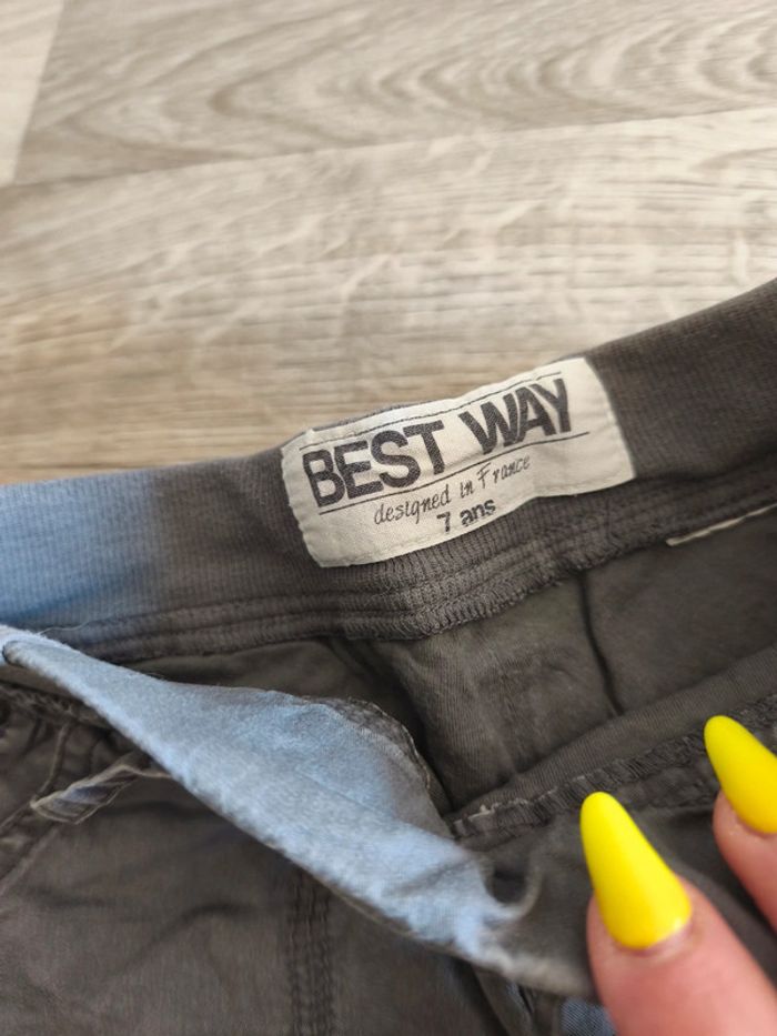 Pantalon cargo taille 7 ans marque best Way - photo numéro 3