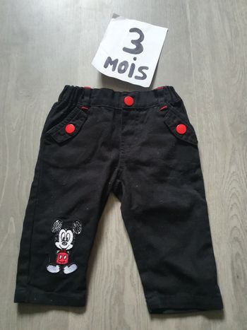 Pantalon 3mois garçon Mickey