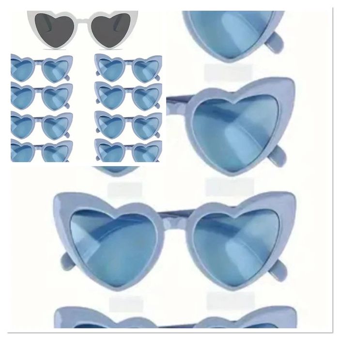 Lot 15 paires de lunettes cœur mariage evjf Photobooth