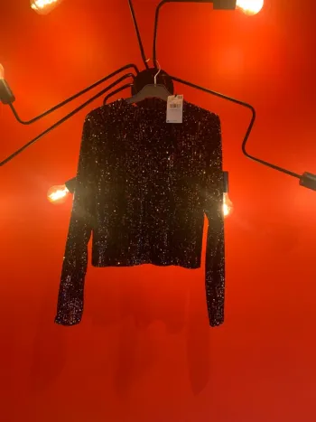 Top sequins ML Mango
