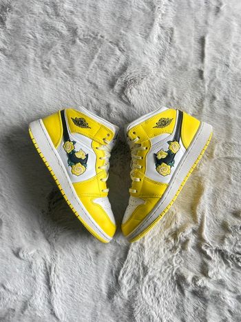 Basket Air Jordan 1 mid dynamic yellow. 🌼