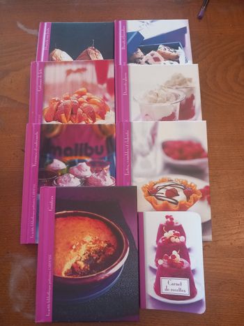 Lot 7 livres la petite bibliothèque pâtisserie