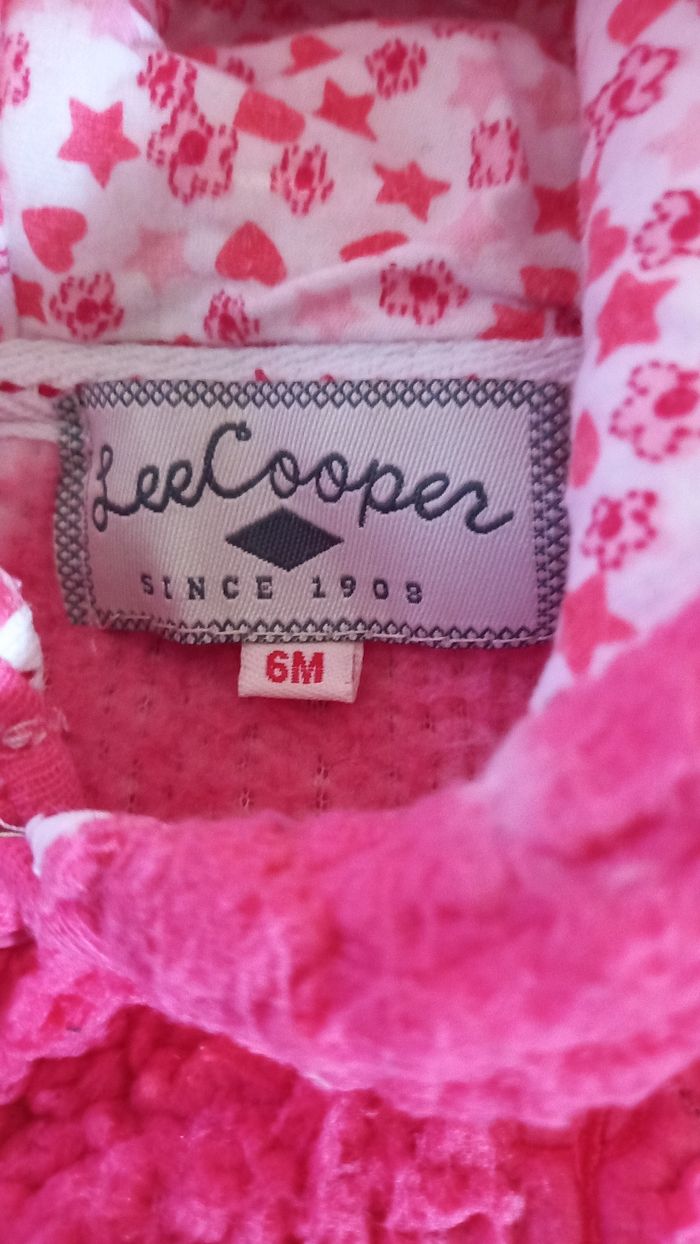 Surpyjama velours Lee Cooper 6 mois - photo numéro 2