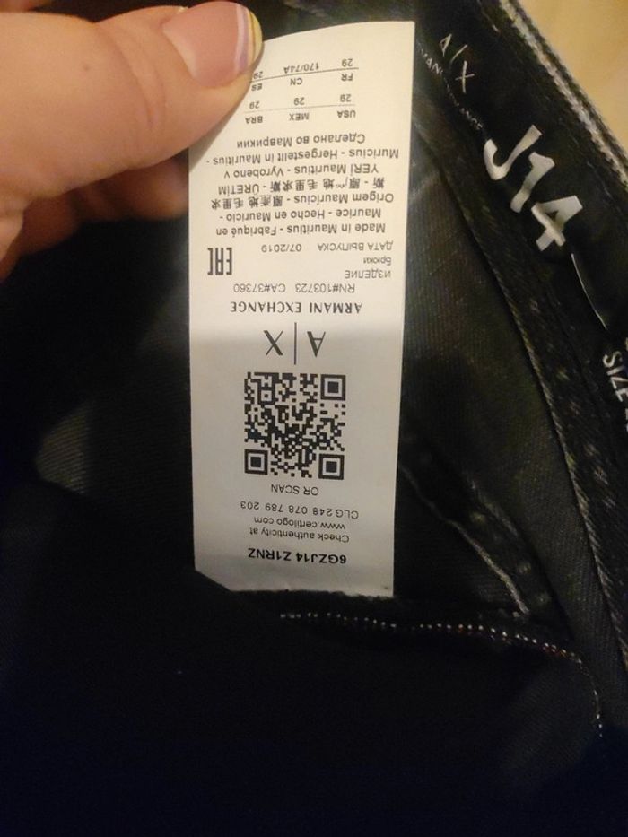 Jeans armani exchange size 29 - photo numéro 10