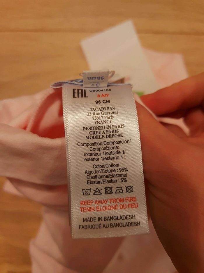 Sous-pull Musette rose poudré Jacadi 3 ans - photo numéro 4