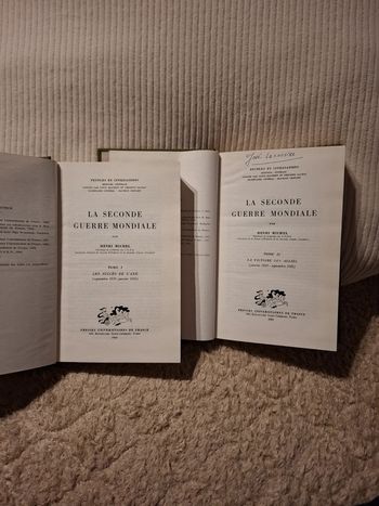 La Seconde guerre mondiale tome 1 et 2