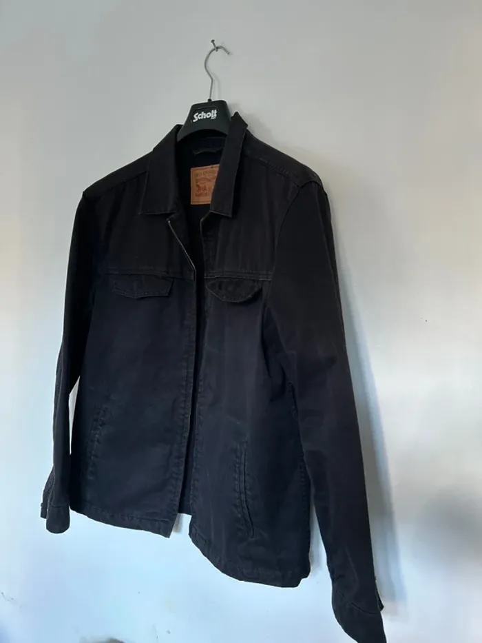 Levi’s veste en jeans noire - photo numéro 2
