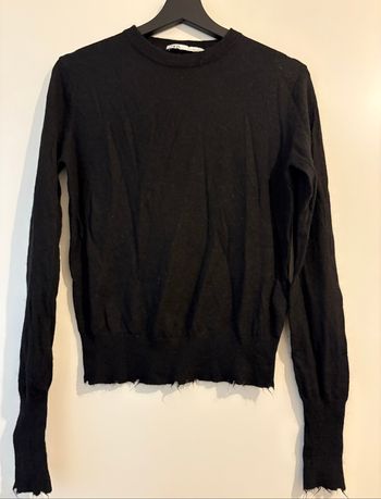 Pull en maille avec laine et alpaga ZARA
